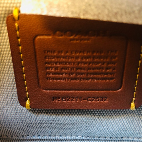 100% Authentic Brand New Coach Tate 18 Crossbody C2632 In Colorblock - Picture 9 of 16